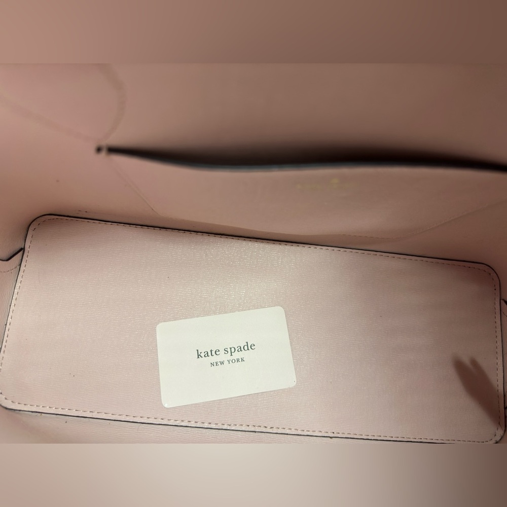 Kate Spade Red Leather Satchel with Gold Logo - Picture 14 of 15